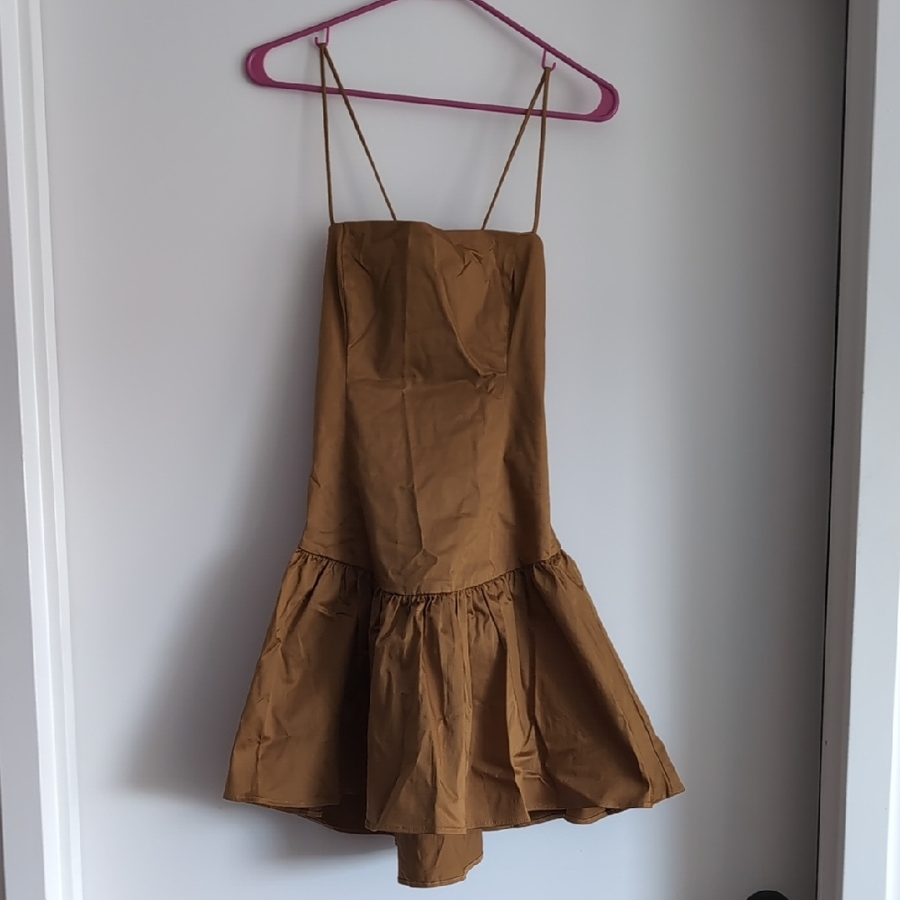 Anthropologie Maeve Tan Dress